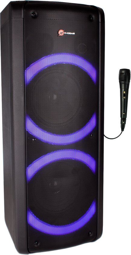 N-GEAR LGP 72 - Karaoke Party Speaker - Bluetooth - Black