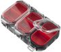 Daiwa C Combinable 3 Boîte pour petites pièces rouge