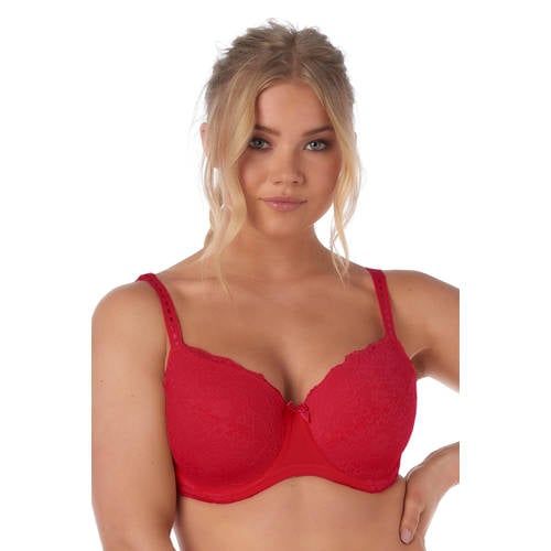 After Eden Nature Friendly Voorgevormde Beugel BH - Rood - D+ Cup
