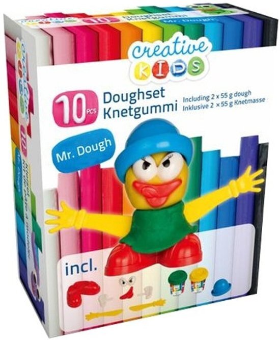 Creative Kids Kleiset Mr Dough 10-delig Geel