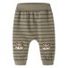 NAME IT BABY gestreepte baby joggingbroek - groen