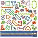 BONNYCO Wacky Tracks Set van 40 Klikkettingen 27 cm - Fidget Speelgoed voor Kinderen, Traktaties, Klasgeschenken, Klascadeautjes en Sensorisch Speelgoed voor Autisme