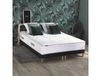 Matelas hybride 7 zones mémoire de forme sommier 2x80x200 noir