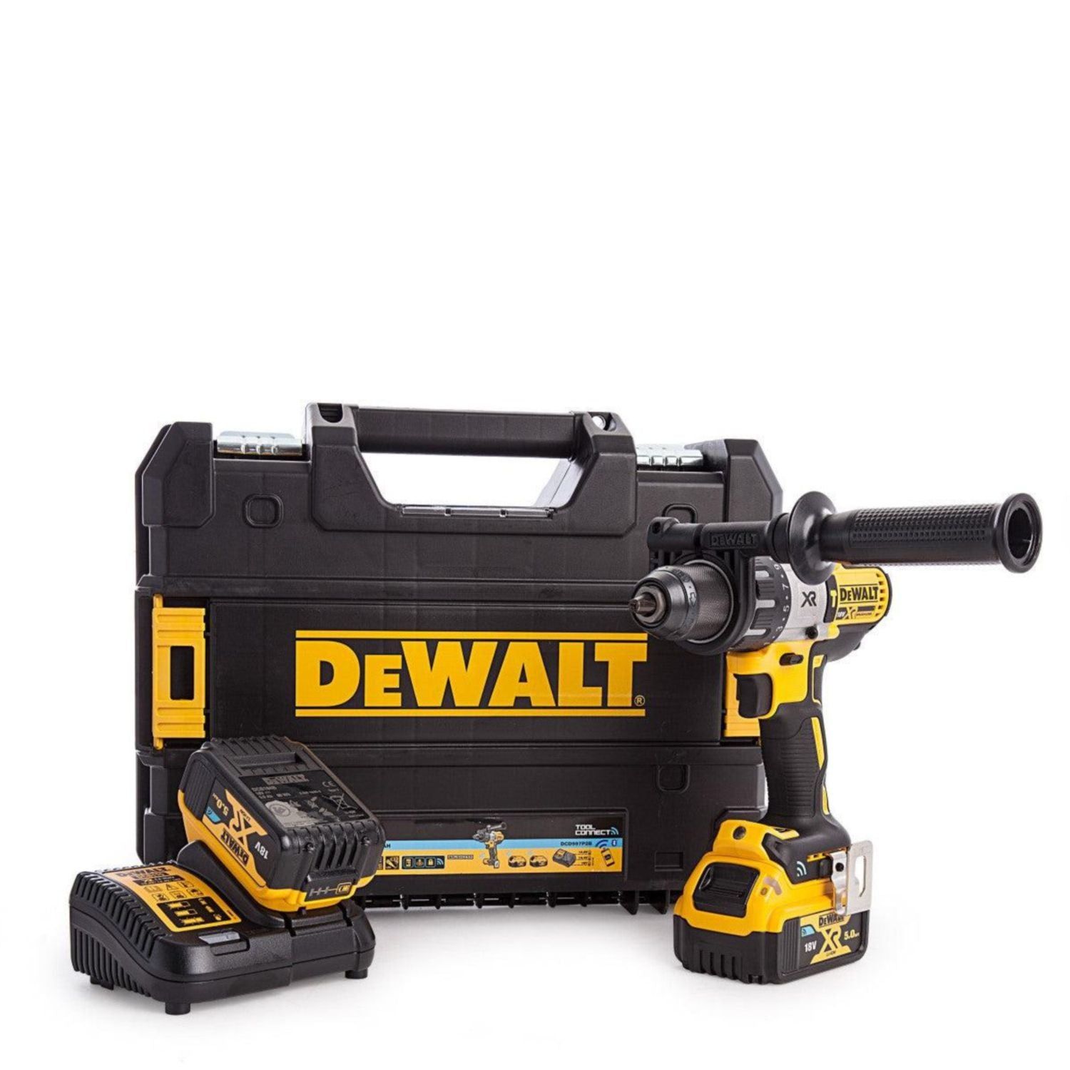 DeWalt DCD997P2B Accu Klop-/Schroefboormachine 18V 5.0Ah XR Li-ion in TSTAK