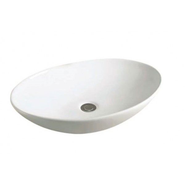 Best Design opbouw waskom Ovaal 50x43x11cm - Wit