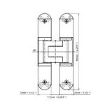 Simonswerk Steel Receiver Doors TE 340 3D ST Blue galvanized (SW 010)