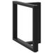 vidaXL Eettafelpoten - 2 stuks - T-vormig - 70x35x(72-73) cm - Staal - Zwart