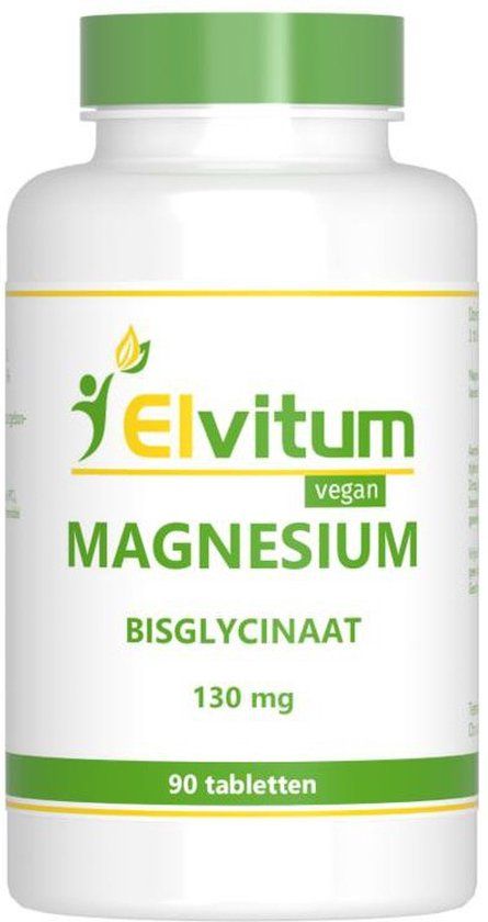 Elvitaal Magnesium Bisglycinaat 130mg Tabletten - 8718421582365