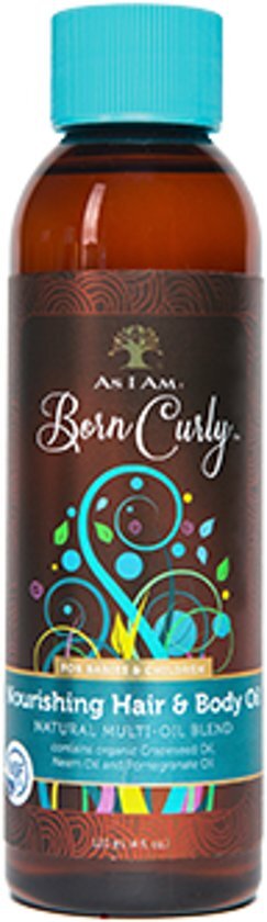 As i am naturally As i Am Born Curly Nourishing Hair&Body Oil Natural Multi Oil Blend 60ml