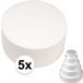 Rayher hobby materialen Rayher Piepschuim vormen schijf - 5x - 30 cm breed en 7 cm hoog - wit