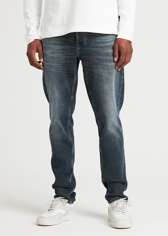 Chasin' Jeans Evan Dirt Slim Fit Jeans - Blauw - Maat W30/L32 - Heren
