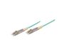 Alcasa 0.5m, 2xLC InfiniBand en Glasvezelkabel 0,5 m LC Turkoois