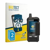 BROTECT - privacy screenprotector voor Uniwa F80S - Folie Beschermfolie Blauwlichtfilter 2 Stuks
