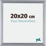 yd. Cadre photo 20x20 cm Aluminium Argent Brossé Tucson
