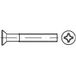 TOOLCRAFT TO-6863313 Vis tête fraisée M4 6 mm Phillips DIN 965 Acier inoxydable V2A A2 200 pièce(s)