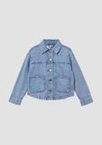 s.Oliver Indoor-Jacke Blauw Katoen Kinderen Maat 116