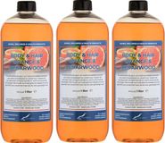 Claudius Cosmetics B.V. Body & Hair Sweet Orange & Cedarwood 1 liter - set van 3 stuks - 2 in 1 voor lichaam en haar