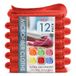 Hearth & Harbor 12 stuks pluisvrije microvezel washandjes 30,5 x 30,5 cm rood