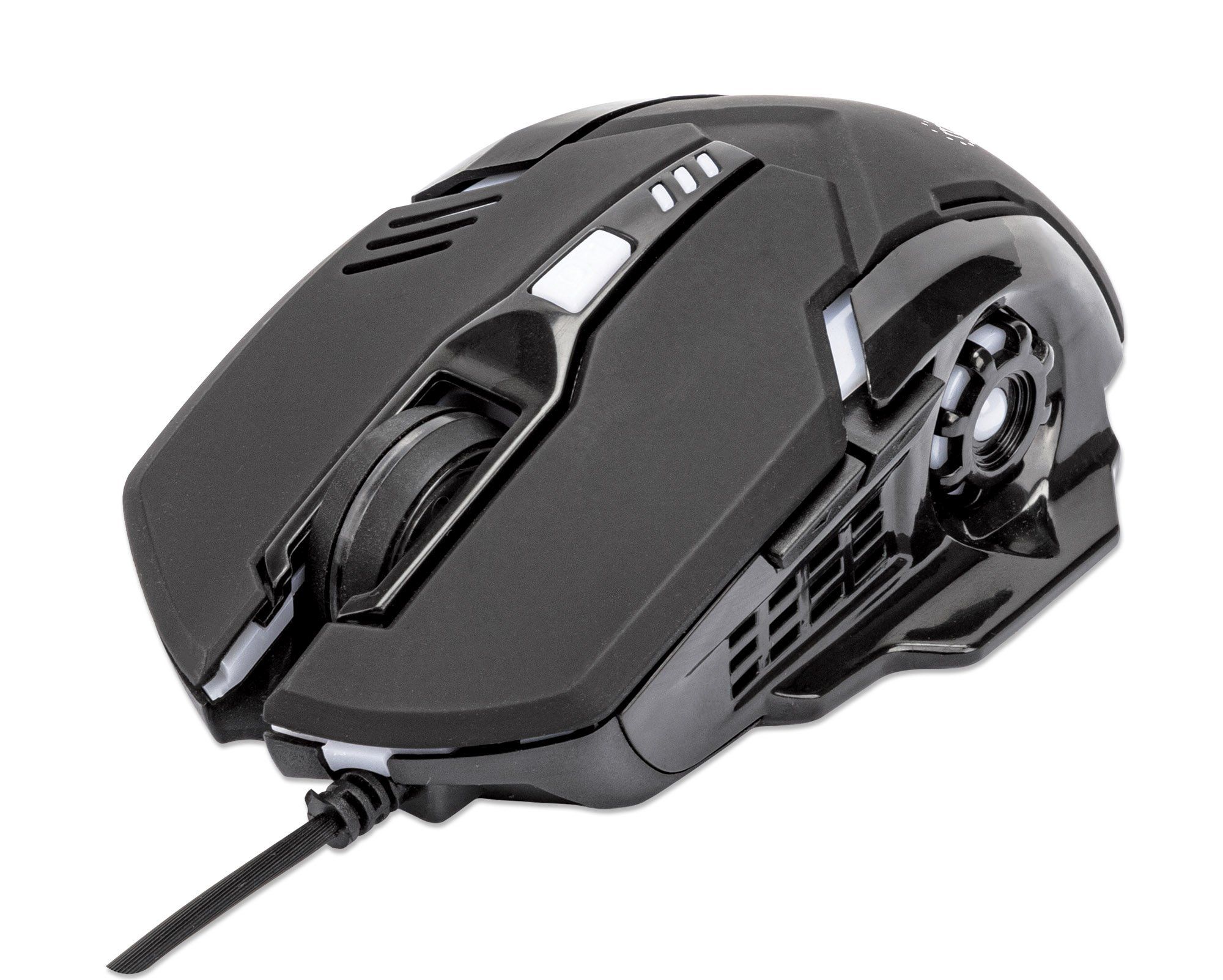 MANHATTAN 179256 - Muis - Zwart - 3200 DPI - 140 cm Kabel