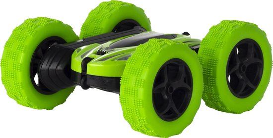 Wonky Monkey RC Stunt Car - Double Side Roll - Green