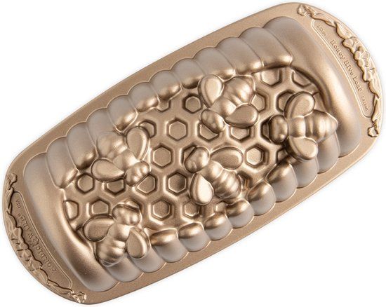 Nordic Ware Honey Hive Loaf Cake Pan - Pearl Aluminum