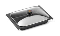 BRA Efficient bakplaat met deksel 41 x 29 cm zwart