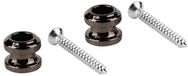 Boston Straplock knoppen - BSLB-10-BC - Chrome noir - Set de 2