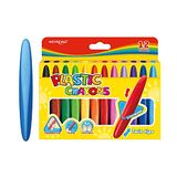 KeyRoad KR971802 Waskrijt, 12 stuks, gemengde kleuren