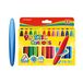 KeyRoad KR971802 Waskrijt, 12 stuks, gemengde kleuren
