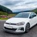 Voorspoilerlip Volkswagen Golf VII (7.5) GTi/GTD/R/R-Line 2017-2019 Voorspoilerlip (Glanzend Zwart ABS)