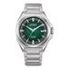 Citizen Series 8 NB6050-51W Horloge - Staal - Zilverkleurig - Groen - Ø 40 mm