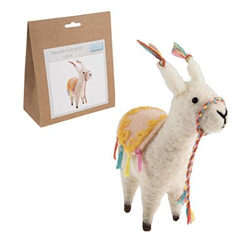 Trimits Naaldvilten Kit Llama, Geassorteerd, 12,5cm x 14 cm