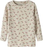 NAME IT Meisjes Lange Mouwen Shirt - Peyote Melange - Maat 104