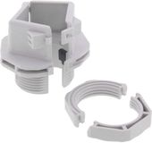 Wiska 10108667 Wartel Met contramoer M50 Polyamide Grijs-wit (RAL 7035) 1 stuk(s)