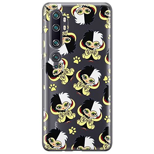 ERT GROUP mobiele telefoonhoesje voor Xiaomi MI NOTE 10 / MI NOTE 10 PRO - Cruella 007 - Disney
