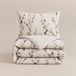 Sleeptime Benna 2 in 1 Couette Lavable sans Housse de Couette - Lit Simple 140x200 cm - Incluant 1 Taie d'Oreiller 60x70 cm - 100% Microfibre - Sable