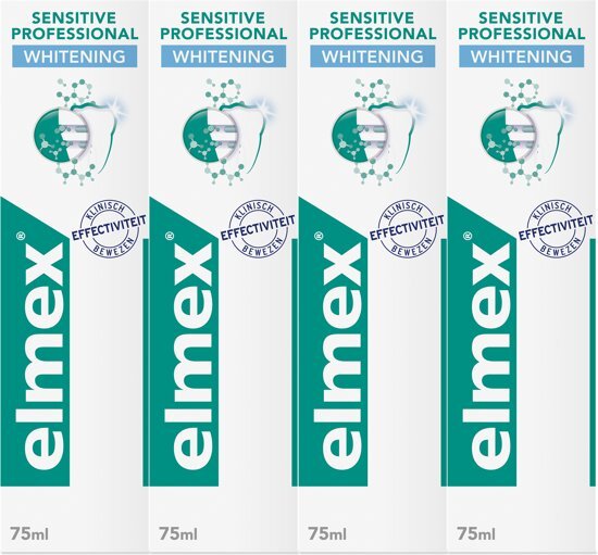 Elmex Elmex Sensitive Professional Gentle Whitening tandpasta 4 x 75ml