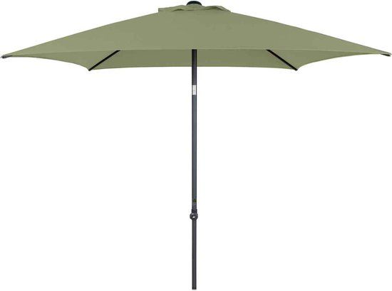 Garden Impressions Lotus Square Parasol - 250x250 cm - Olive