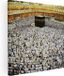 Artaza Canvas Schilderij Zwarte Steen in Mekka - 80x80 - Canvas Print