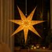 Merkloos / Sans marque Koopman International Verlichte kerstster - goud - 60 cm