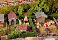 Faller - 2 jardins communautaires avec abri