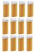 LEOFLA 12 x vetoplosbare wasroller voor ontharing, roll-on honingsmaak
