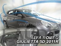 Heko Team Heko Alfa Romeo Giulietta getinte zijwindschermen - 4-delige set - 5-deurs model vanaf 2010 - 2020
