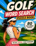 Golf Word Search Puzzle Book for Adults & Seniors