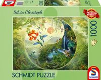 Schmidt Puzzle Yin & Yang, In het bos van de kolibries, Silvia Christoph, 1000 stukjes