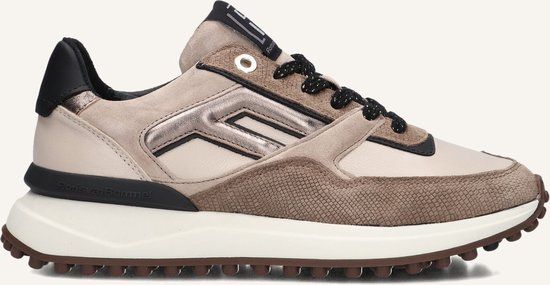 Floris van Bommel Sfw-10128 Noppi Sneakers - Suède - Dames - Taupe - Maat 39