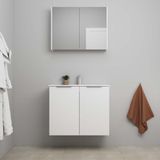 On Line Badkamermeubelset - 80 cm - Mat Wit