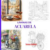 Láminas de acuarela.: Cuaderno para practicar.