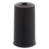 WAGNER Vloerdeurstopper/wanddeurstopper VULKANO BIG - diameter Ø 45 x 75 mm, buffer van hoogwaardig rubber, zwart, om te schroeven - Made in DE - 15525321