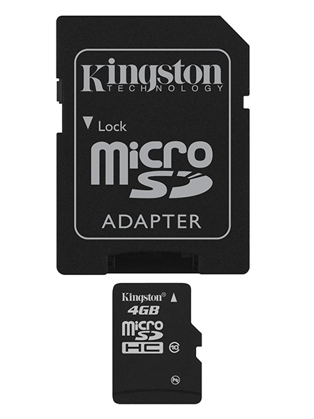 Kingston Technology 4GB microSDHC Card